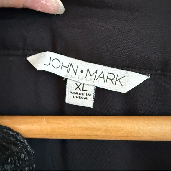 John Mark Black Lace Midi Dress Size XL - Picture 6 of 14